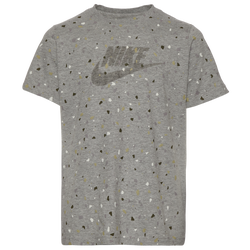 Boys' Grade School - Nike Speckle All Over Print T-Shirt - Grey/Grey