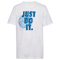 Boys' Grade School - Nike Moon JDI - White/White