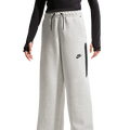Nike NSW Tech Fleece Wide Leg Pants - Nike Heather Gray/Black