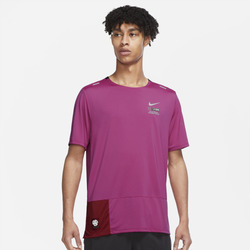Men's - Nike Dri-Fit Windrunner Rise 365 GX Short Sleeve - Active Pink/Mystic Hibiscus