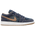 Jordan AJ 1 Low - Girls' Grade School Midnight Navy/Hemp/University Red