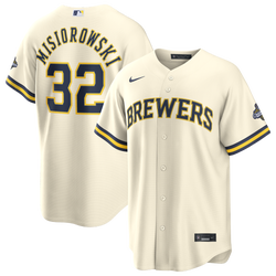 Men's - Nike Brewers World Series 2026 Championship Jersey - White