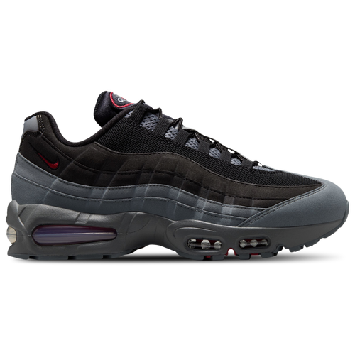 MENS - Nike Air Max 95 Big Bubble - Black/Tough Red Smoke Grey