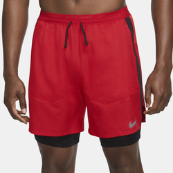 Men's - Nike Dri-FIT Stride Hybrid Shorts - University Red/Black/Black