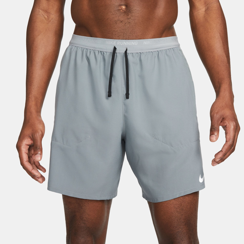 

Nike Mens Nike Dri-FIT Stride 2in1 7" Shorts - Mens Grey/Grey Size S