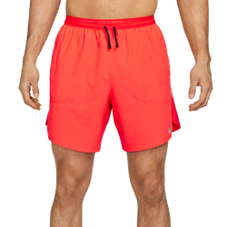 Men's - Nike Dri-FIT Stride 7" BF Shorts - Bright Crimson/Black/Reflective Silver