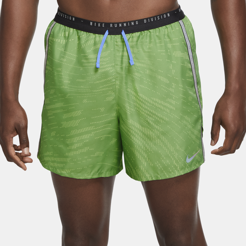 

Nike Mens Nike Dri-Fit Stride 5in BF Shorts - Mens Green/Silver Size S