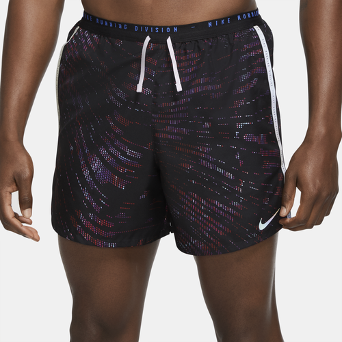 

Nike Mens Nike Dri-Fit Stride 5in BF Shorts - Mens Purple/Silver Size L