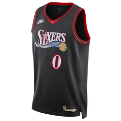 Men's - Nike 76ers Swingman Jersey - Multi/Black