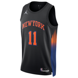 Men's - Nike Knicks Dri-FIT STM 25 Swingman Jersey - Black/Multi