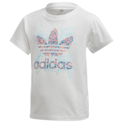 Girls' Preschool - adidas AOP Floral T-Shirt - White/Multi