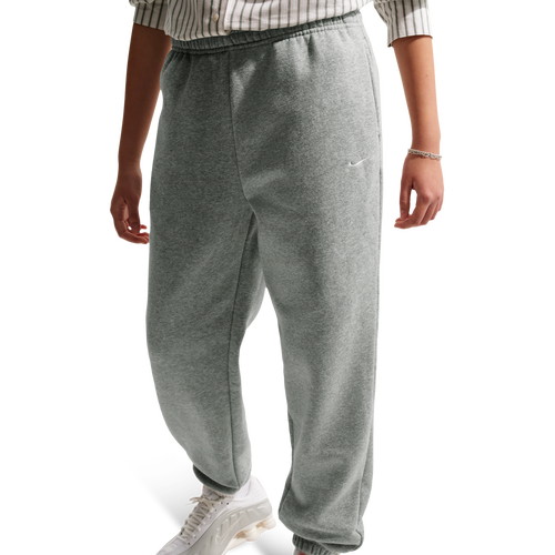  - Nike Studio Fleece Pants - White/Dark Grey Heather Particle