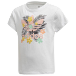 Girls' Preschool - adidas Originals Palm Tree T-Shirt - White/Multi