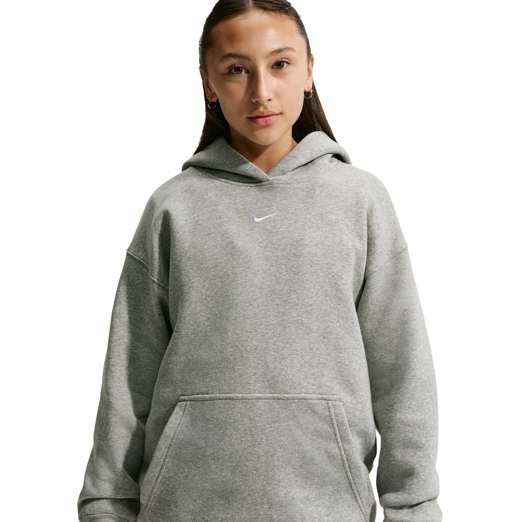 Nike NSW Studio Fleece OS PO Hoodie - Girls' Grade School | Foot
