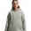 Nike NSW Studio Fleece OS PO Hoodie - Girls' Grade School White/Dark Grey Heather