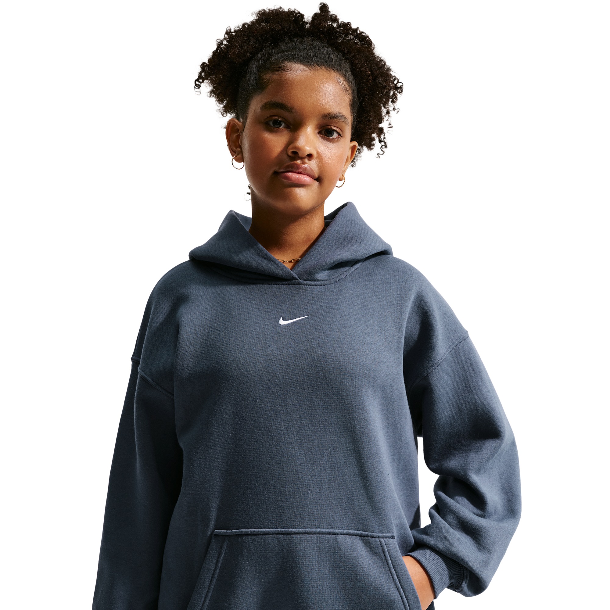 Nike NSW Studio Fleece OS PO Hoodie - Girls' Grade School | Foot