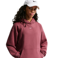 Nike NSW Studio Fleece OS PO Hoodie - Nike Pink Smoke/White