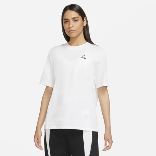 

Jordan Womens Jordan Essential Core T-Shirt - Womens White/White Size L