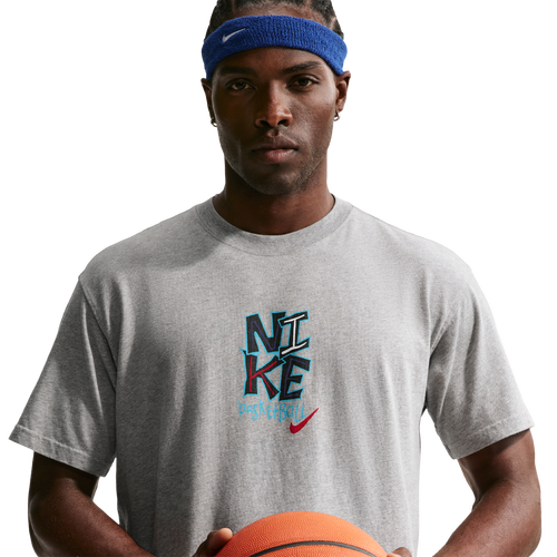 Nike M90 Summit Just Do It Basketball T-Shirt - Nike Dk Grey Heather