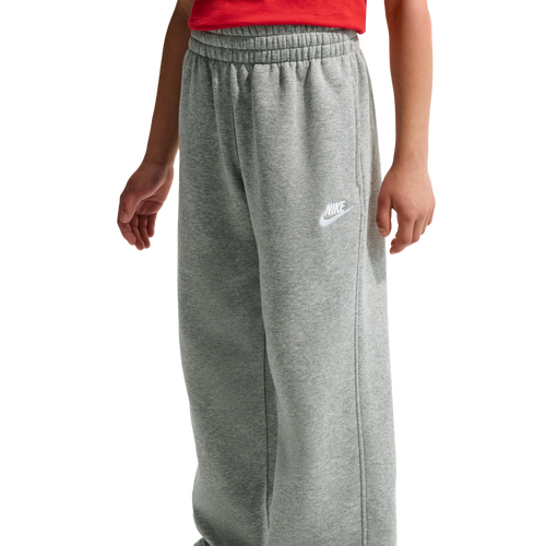 BOYS - Nike NSW Loose Oh LBR Pants - Dark Grey Heather/White