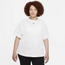 Nike NSW Plus Size Essential Top - Women's White/Black