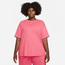 Nike NSW Plus Size Essential Top - Women's Archaeo Pink/White