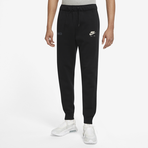 

Nike Sportswear Mens Nike Sportswear Air BB Joggers - Mens Black/Light Bone Size S
