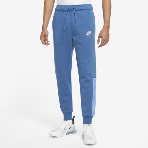 

Nike Sportswear Mens Nike Sportswear Air BB Joggers - Mens Blue/Beige Size S