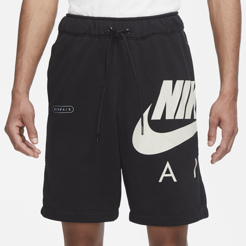 

Nike Sportswear Mens Nike Sportswear Air FT Shorts - Mens Black/Light Bone Size L