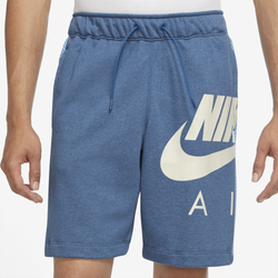 Men's - Nike Sportswear Air FT Shorts - Blue/Beige