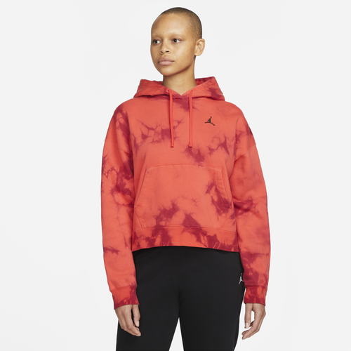 

Jordan Womens Jordan Heritage Fleece Hoodie - Womens Red/Red Size M