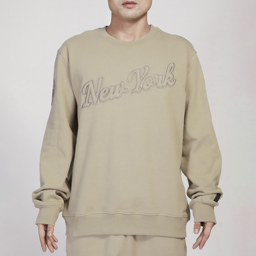 

Pro Standard Mens Pro Standard Mets Tonal Fleece Crewneck - Mens Taupe Size L