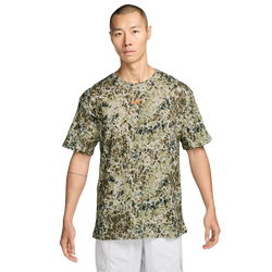 Men's - Nike NSW  LSE Camo T-Shirt - Olive/Tan