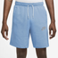 Nike Revival Fleece Short C - Men's Dutch Blue/White