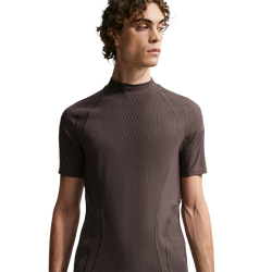 Men's - Nike Dri-FIT Adv Tech Pro Magna SS Top - Baroque Brown/Black