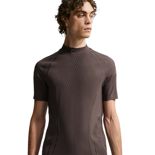 MENS - Nike Dri-FIT Adv Tech Pro Magna SS Top - Baroque Brown/Black