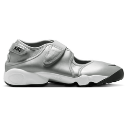 Women's - Nike Air Rift Leather - Metallic Silver