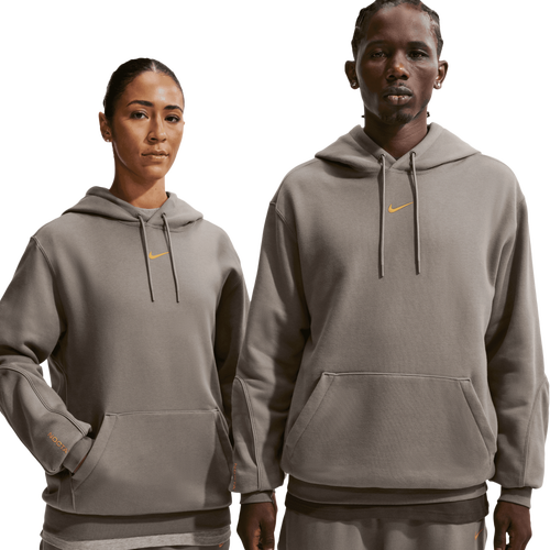 MENS - Nike NRG Nocta CS Hoodie - Olive Gray/Yellow