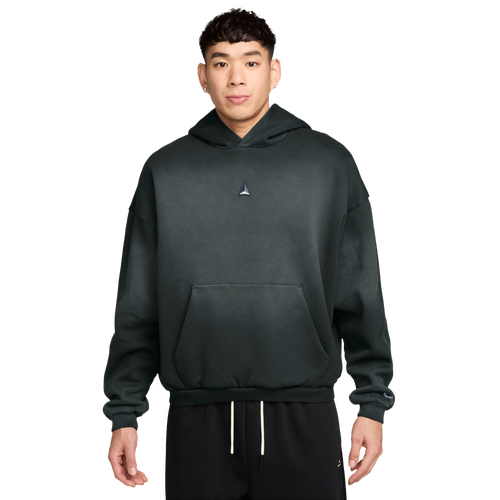  - Nike Fleece Pullover Hoodie - Silver/Black