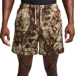 Men's - Nike Dri-FIT Practice Mesh 5 Inch Camo Shorts - Desert Khaki/Pale Ivory
