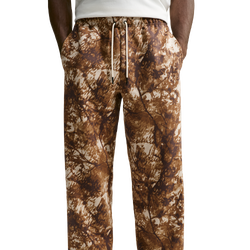 Men's - Nike Standard Issue Brushed Open Hem Pants - Desert Khaki/Pale Ivory