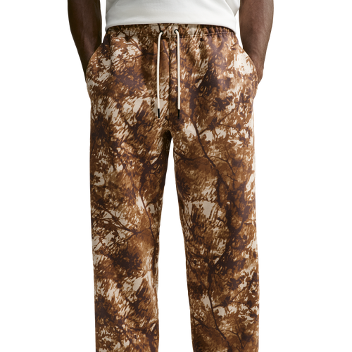 Nike Standard Issue Brushed Open Hem Pants - Nike Desert Khaki/Pale Ivory