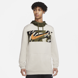 Men's - Nike Dri-Fit SC Pullover 1 - Light Bone/Rough Green/Kumquat