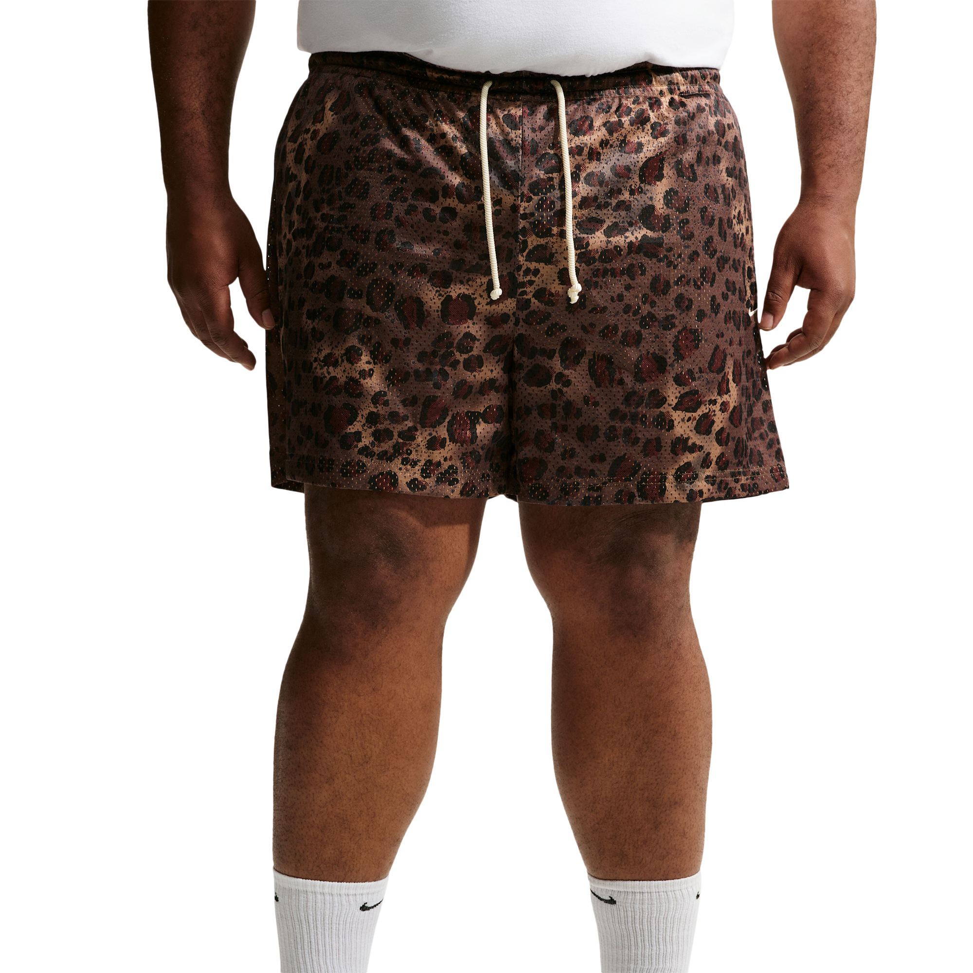 Nike Leopard Dri-FIT SI PRC Mesh 5 Inch Shorts - Men's