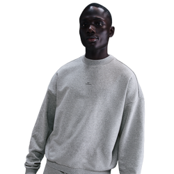 Men's - Nike TF SI Brush Crew - Dk Grey Heather/Black