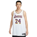 Nike Lakers Association Edition Jeresey - Nike White/Yellow Purple