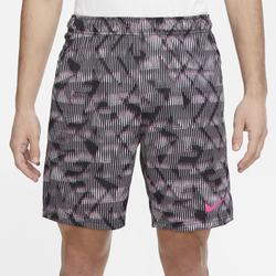 Men's - Nike Dri-FIT Knit SP AOP Short - Black/Pink Prime