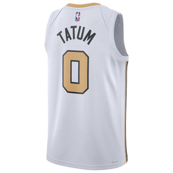 Men's - Nike Celtics Dri-FIT Swingman City Edition Jersey - White/Multi