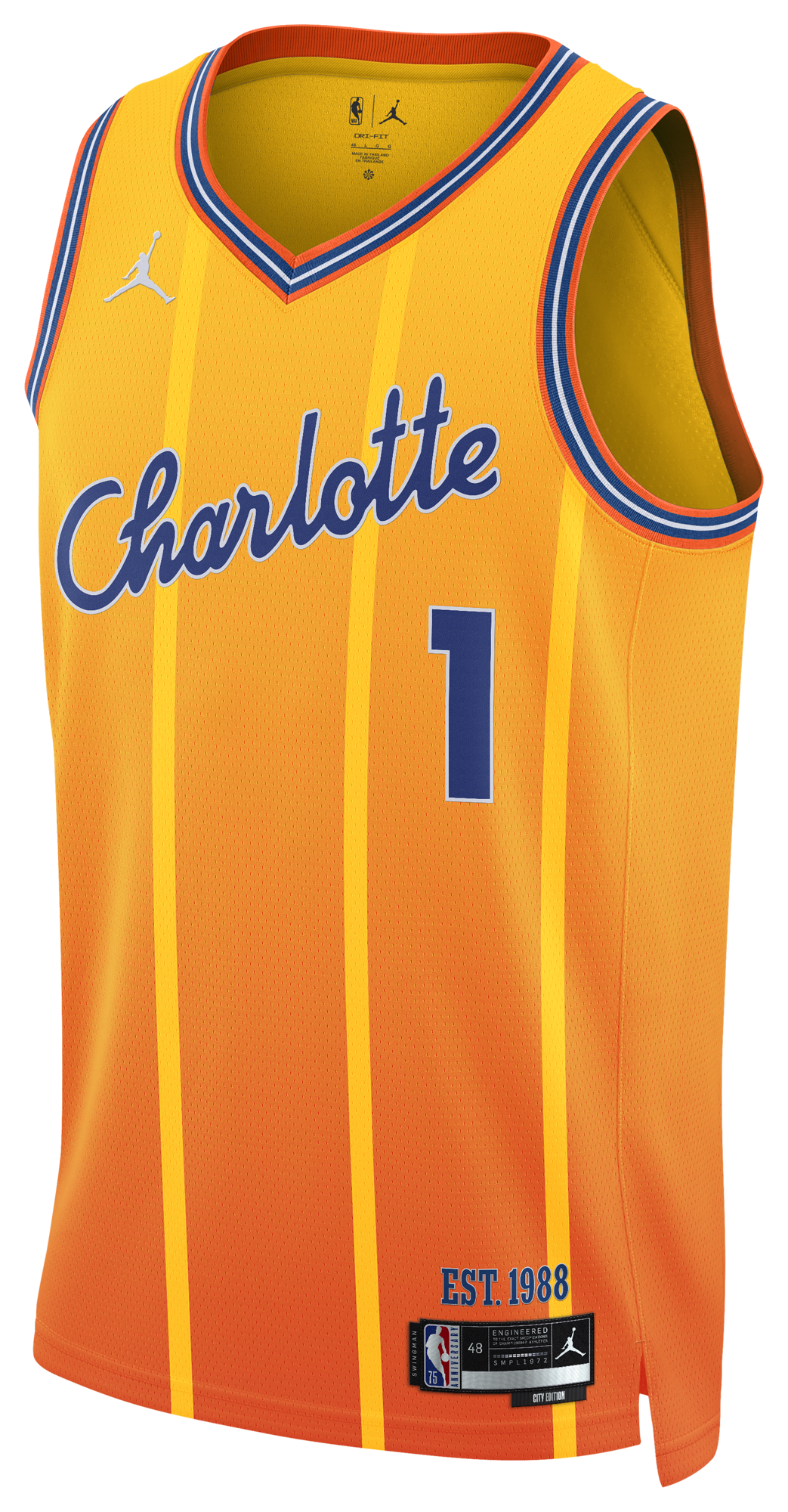 Nike Hornets Dri-FIT Swingman City Edition Jersey - Men's | Foot