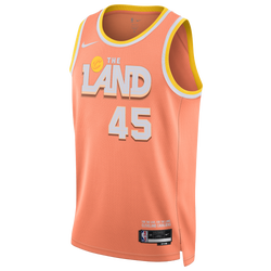 Men's - Nike Cavaliers Dri-FIT Swingman City Edition Jersey - Orange/Multi